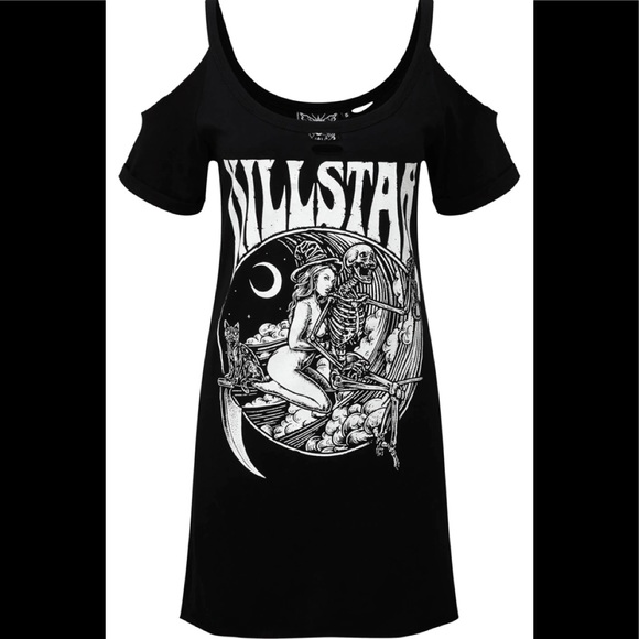 Killstar Witches on Tour Distressed Top - Picture 3 of 4